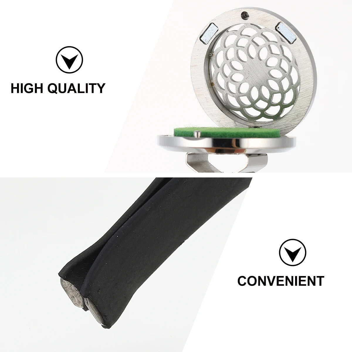 

Stainless Steel Car Aromatherapy Vent Clip Diffuser Perfume Freshener Decoration Essential Oil Mother Day Gift