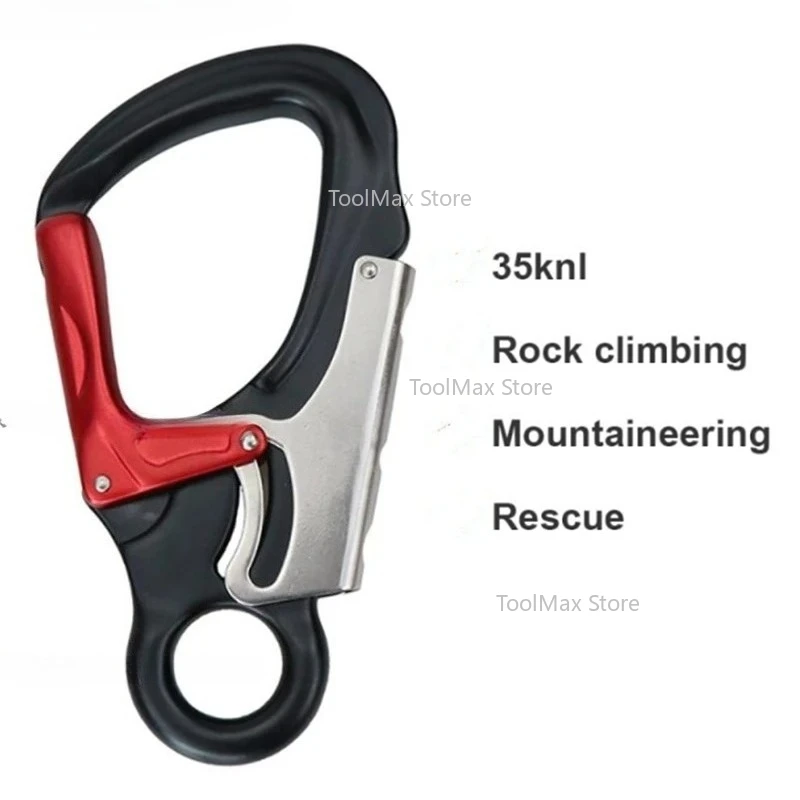35KN Aviation Aluminum Carabiner Main Lock Outdoor Rock Climbing Carabiner Hanging Hook Buckle Climbing Equipment