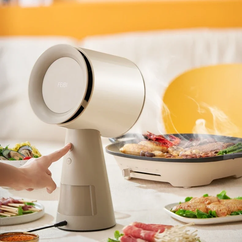 

-Price Kitchen Modern Household Portable Mini Desktop Range Hood Purifiers