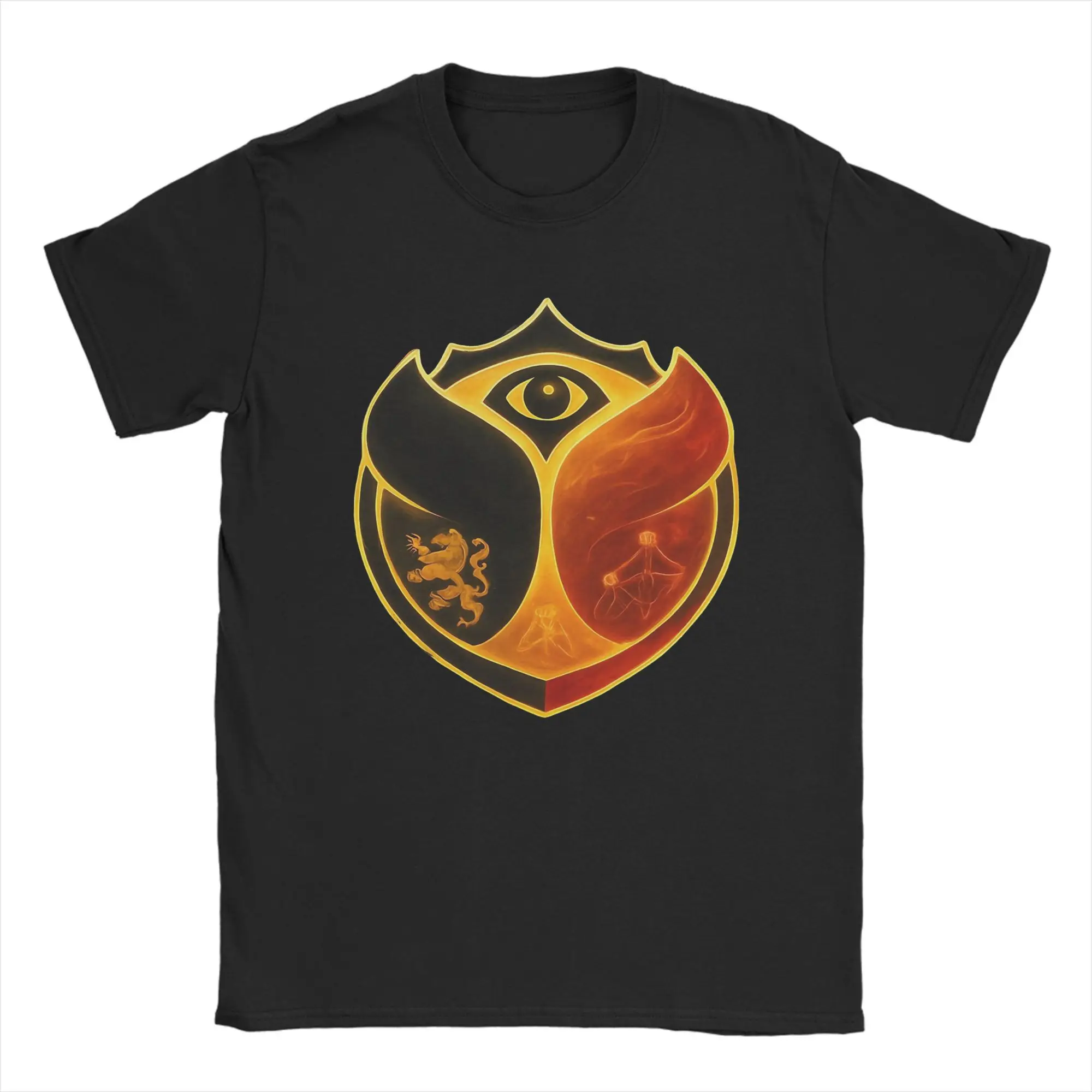 Tomorrowland Belgien 2025, Festival-Ausflug, magisches futuristisches Festival-Logo, Herren-T-Shirt, T-Shirt, T-Shirt aus 100 % Baumwolle, Kleidung
