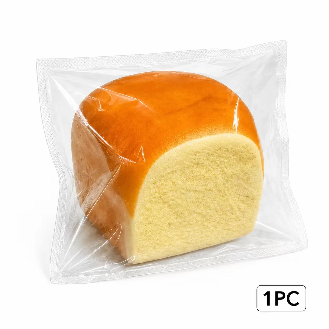 Hefeng CL Squeeze Bread Toy, Slow Rising Soft Butter Bread, Realistic Bread Scented Squishy Toy, Large Hawaiian Roll, Stretchy F