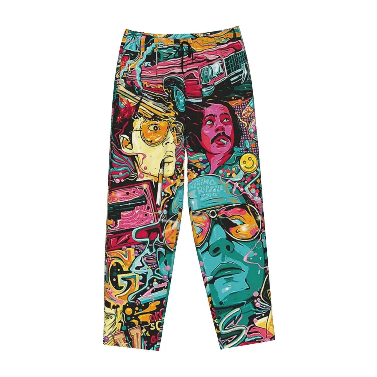 

Женские пижамные штаны на заказ Fear And Loathing In Las Vegas Art, одежда для сна для сна с карманами