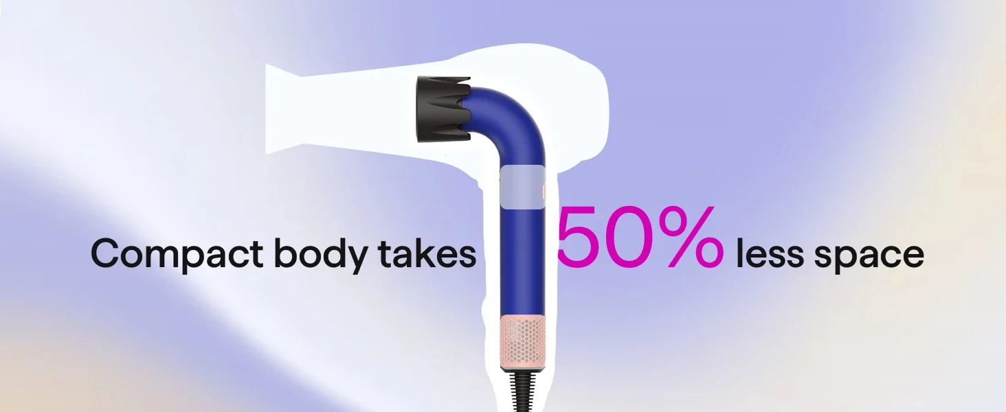 Hair Dryer, 1400W High Power, Quick Drying, Lightweight Body, Low Noise, Comes With Multiple Types of Air Nozzles. Hairdryer