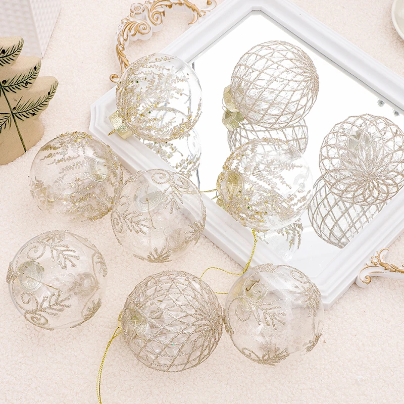 Kerstversieringen Set, 8Cm 9 Stuks Shatterproof Kerstboom Decoraties Bal Opknoping Ornament Voor Kerstfeest Decor