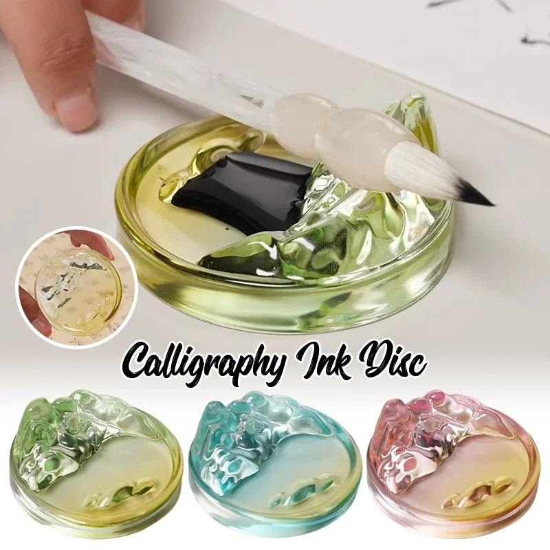 Glazed Calligraphy Ink Plate Brush Holder Calligraphy Brush Penholder Dipping Bowl Study Room Four Treasures Calligraphy Supplie