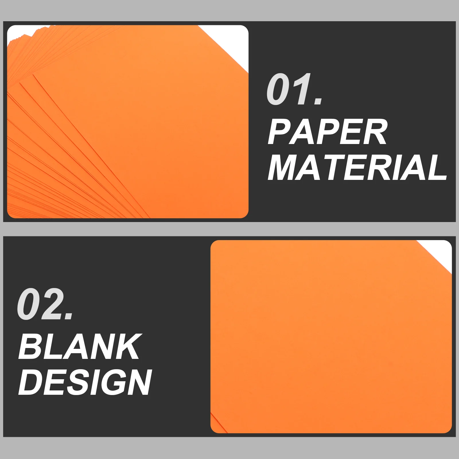 50 Sheets A4 Color Cardboard Drawing Crafts Papers DIY Material Stock Handmade Origami Painting Tools