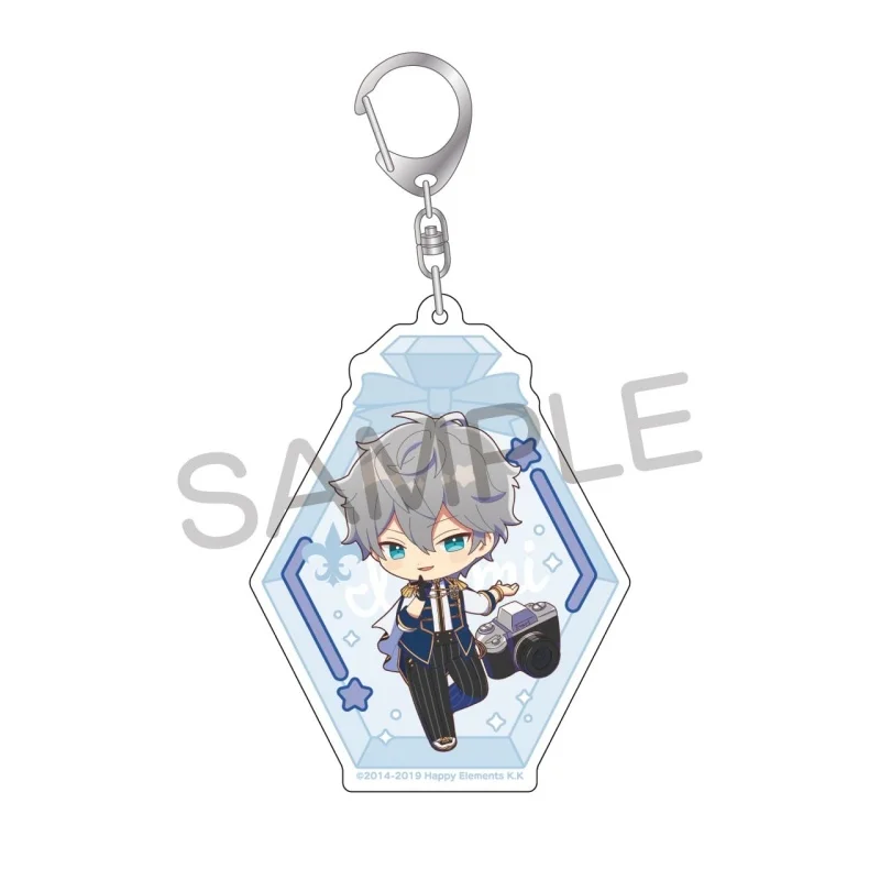 Acrylic Pendant Keychains Cute Anime Ensemble Stars Figure Keychain Hakaze Kaoru Cosplay 6Cm Backpack Pendant Gift