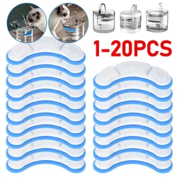 1-20pcs Cat Water Fountain Filters for WF050/WF060 Replacement Activated Carbon Filter for Pet Auto Drinking Feeder Accessories