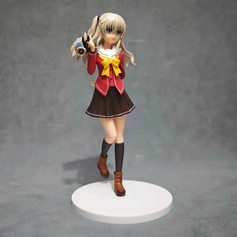 

Charlotte Yurina School Uniform Short Hair Figure Pvc Action Figure Desktop Ornament Case Decoration Model Collectible Toys Gift