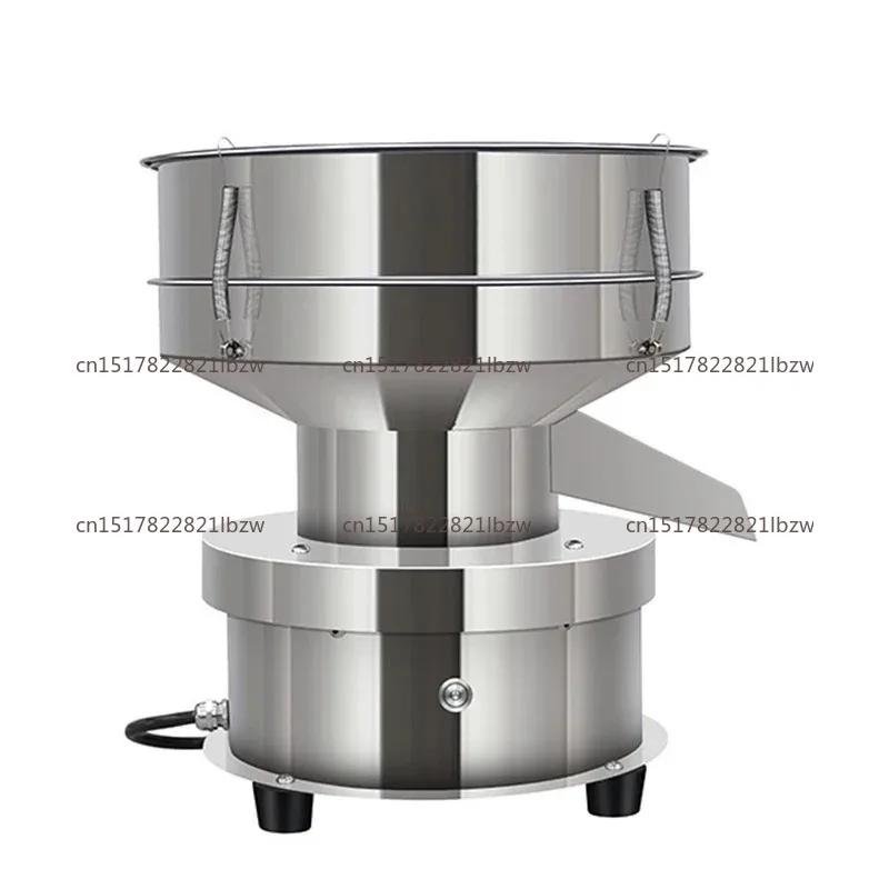 Vibrating Screen Small Stainless Steel Sieving Machine 50w Powder Sieve Chinese Medicine Flour Electric Sifting Machine