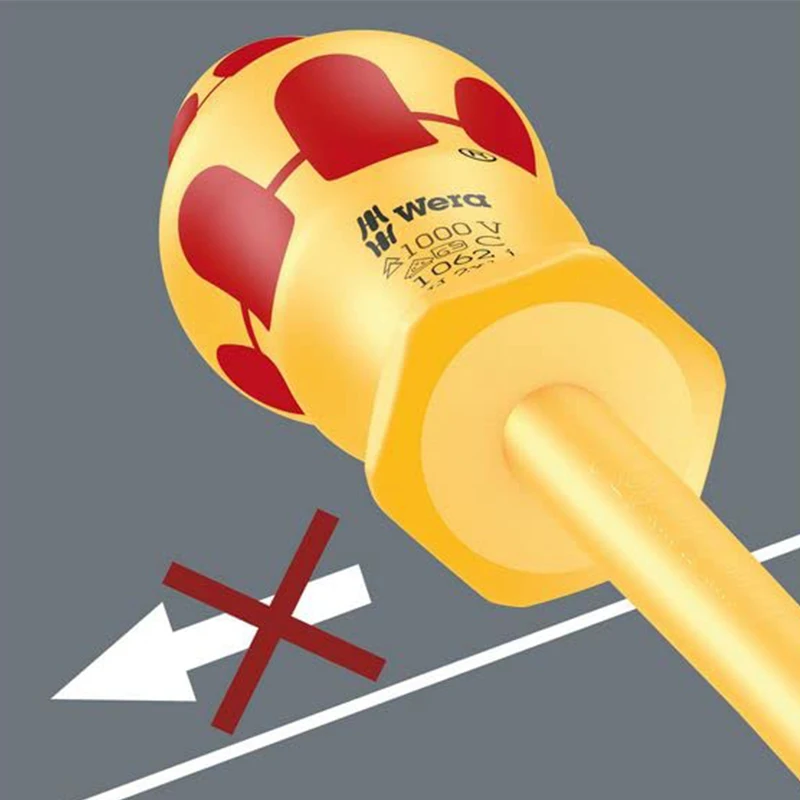 Wera 05051583001 1060 Insulated Kraft Paper Slot Screw DRVR