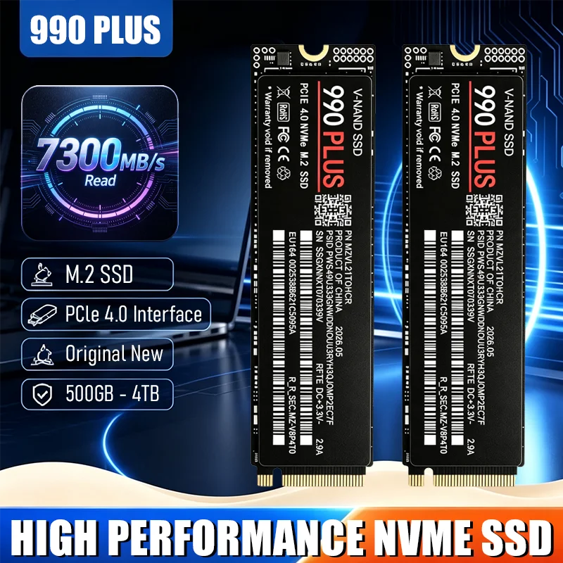 M.2 Nvme 4Tb Pcie 4.0 Ssd - NOVO SSD 990 Plus M.2 NVMe