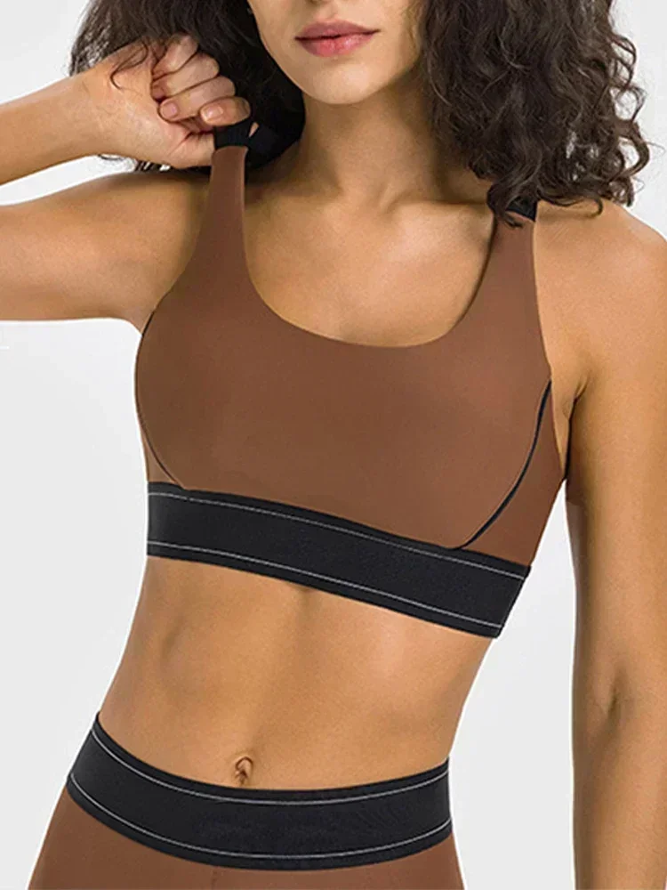 Yoga calças set, cintura alta, cintura elástica, cor pêssego, cor pêssego, para esportes e fitness