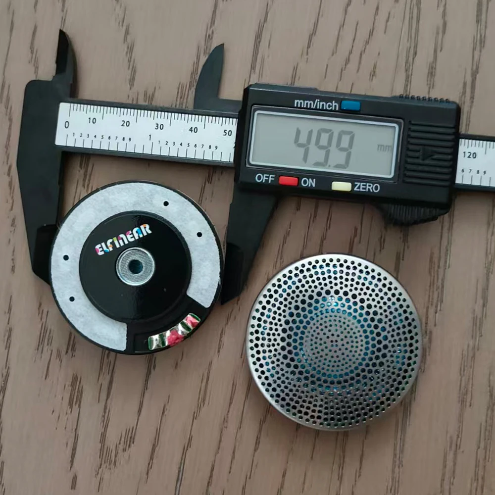 ELFINEAR Azure Drive 50mm Hochwertiger N52-Treiber 32Ω 120dB für DIY-Kopfhörer-Modifikation, Inklusive Kostenlosen Edelstahlgittern – Detail 9