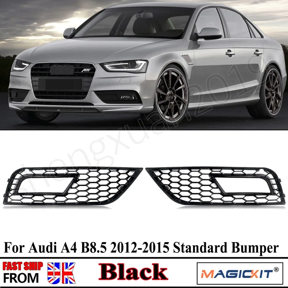 

Fog Light Covers Replace For Audi A4 B8.5 2012 2013 2014 2015 Black Honeycomb Front Fog Light Covers Grilles Rs4 Style Framework