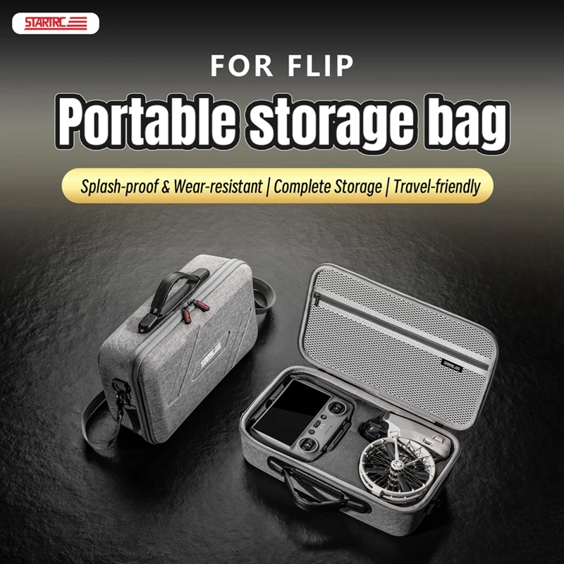 For DJI Flip Single Shoulder Storage Bag Portable Handbag Box For FLIP Drone RC2/RC-N3 Remote Controller Carrying Case Accessory