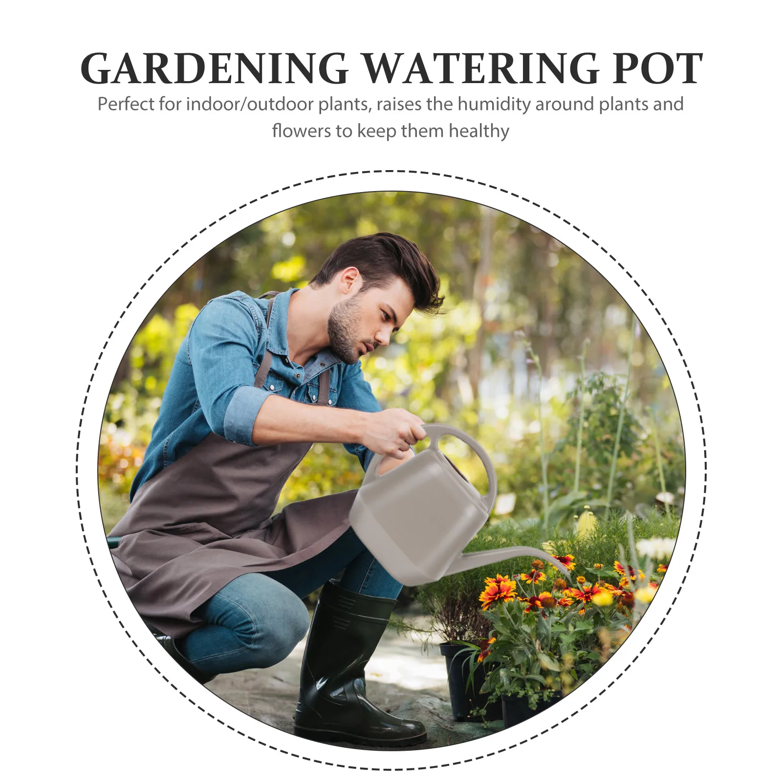 

Long Spout Watering Can Durable Plastic Indoor Outdoor Garden Tool For Plants Flowers Succulents Spray Kettle Garden