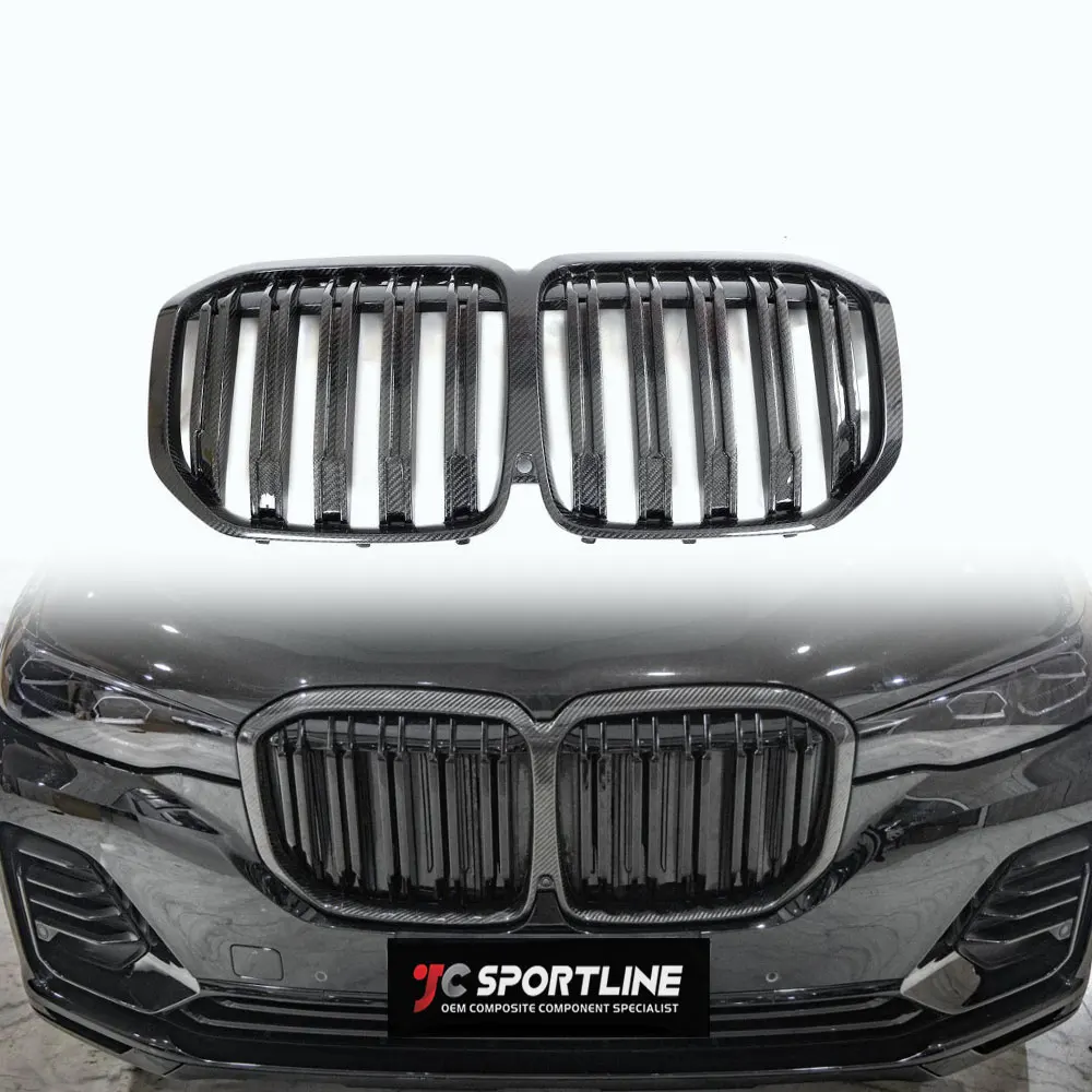 

Dry Carbon Fiber Kidney Grille Grill for BMW X7 G07 2019-2022