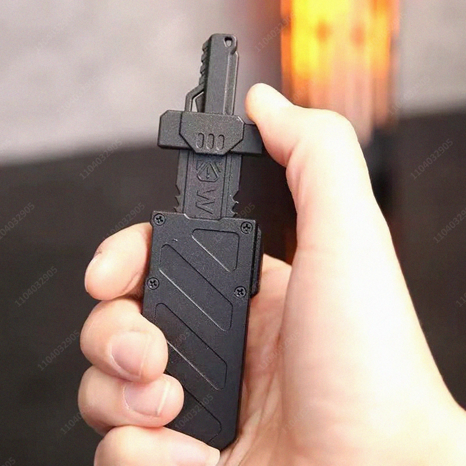 EDC – carte coulissante en métal, épée, Push Portable, Type presse, Fidget Spinner, Gadget, soulagement du Stress, jouet Anti-anxiété, cadeau