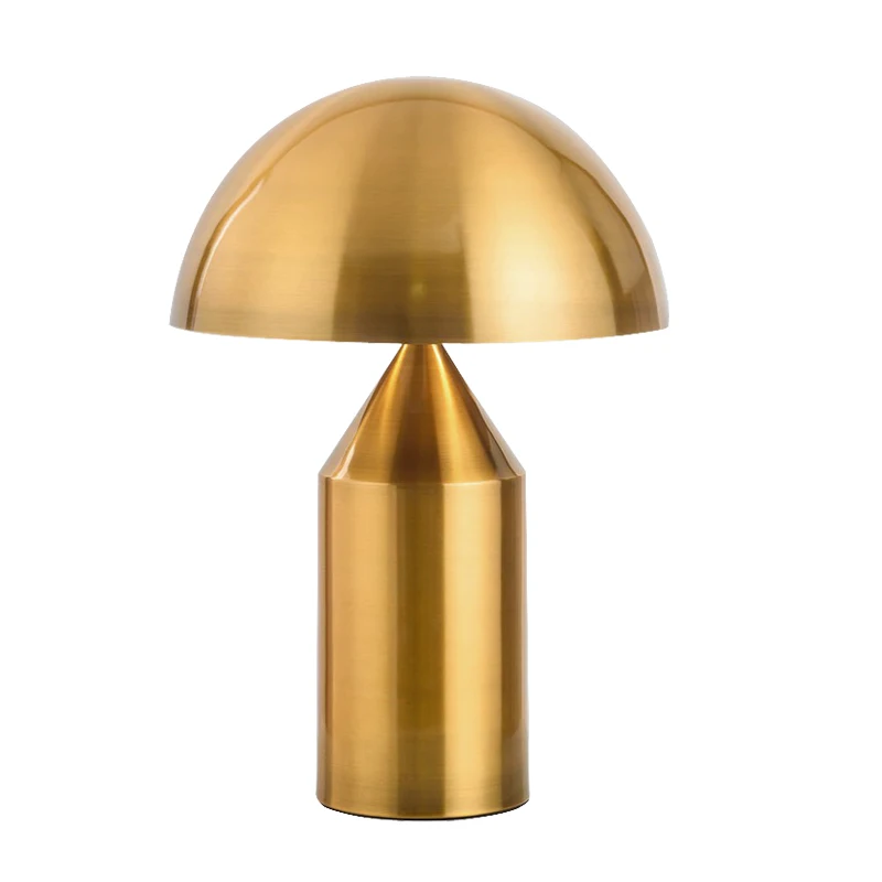 Galvanik Nordic Schwarz Weiß Gold Pilz Tisch Lampe für Schreibtisch Wohnzimmer Esszimmer Schlafzimmer Nacht Metall LED Desktop Decorat