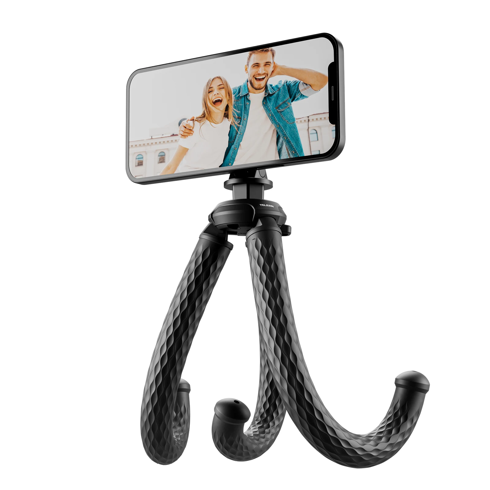 

TELESIN Magnetic Quick Release Tripod Octopus Phone Holder Mini Tripod for iPhone 15 14 13 12 Pro Promax HUAWEI SAMSUNG XIAOMI