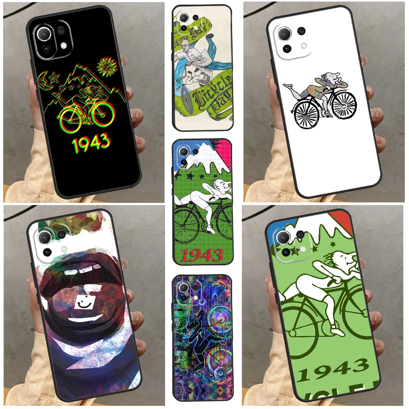 LSD Albert Hofmann Bicycle Day For POCO X3 X4 X5 Pro F5 M5 F3 F4 GT Cover For Xiaomi 13 Pro 12 11 Lite 11T 12T Pro Case