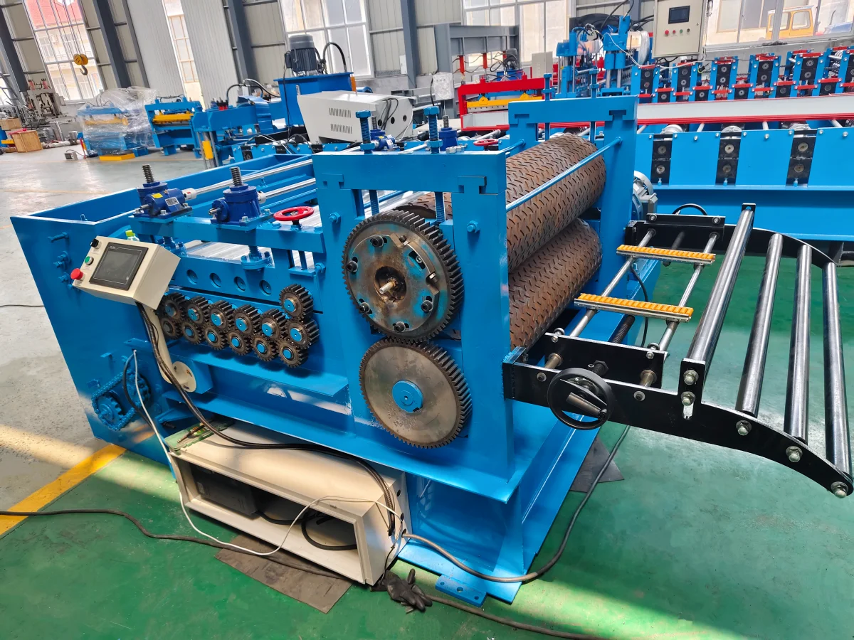 Customized Metal Embossing Machine Concave and Convex Rollers Rolling Forming Sheet Metal Embosser