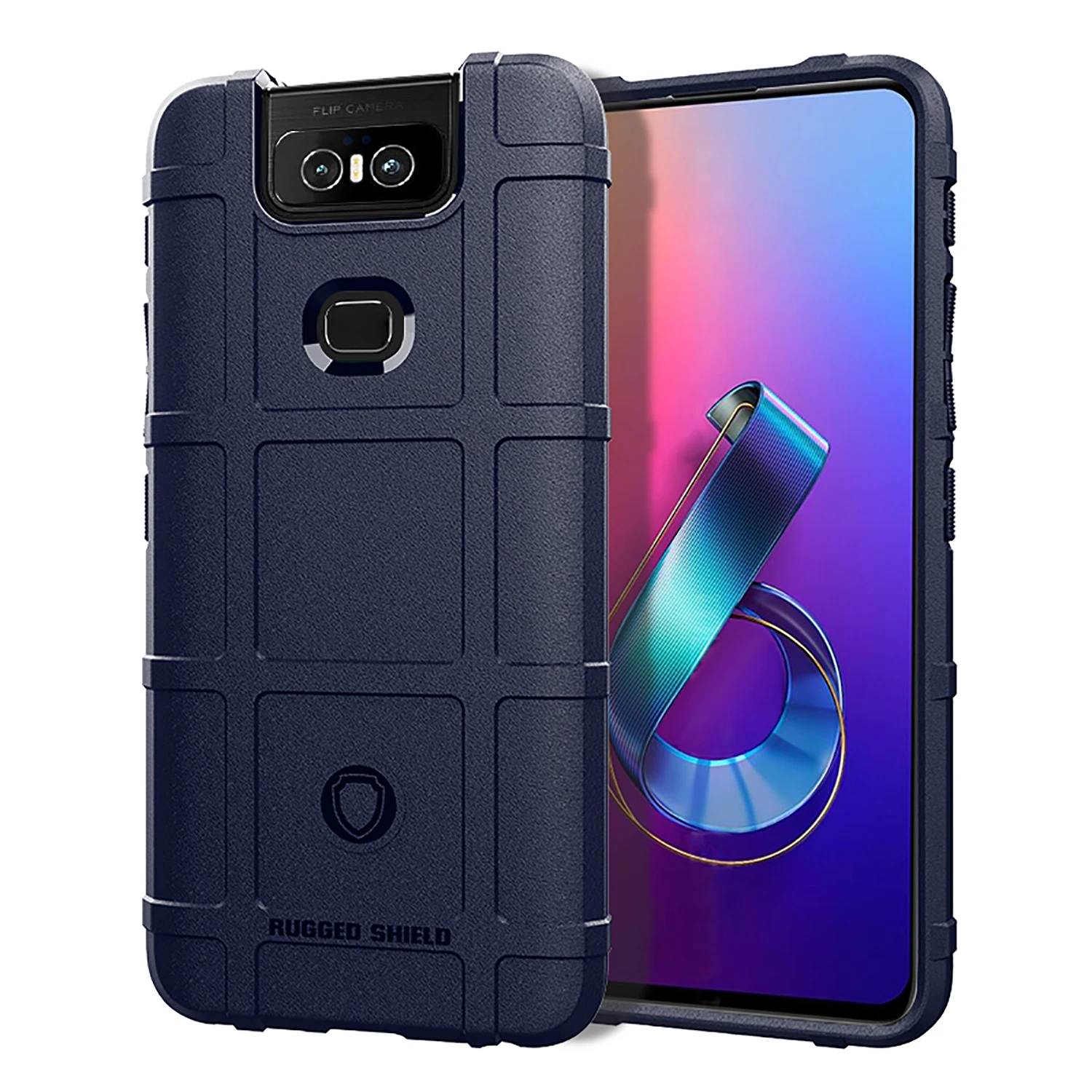 Rubber Case for Zenfone 6 6Z ZS630KL Shockproof Armor Shield Phone Cover for Asus zs630kl zenfone 6z 6 Soft Matte Phone Cases