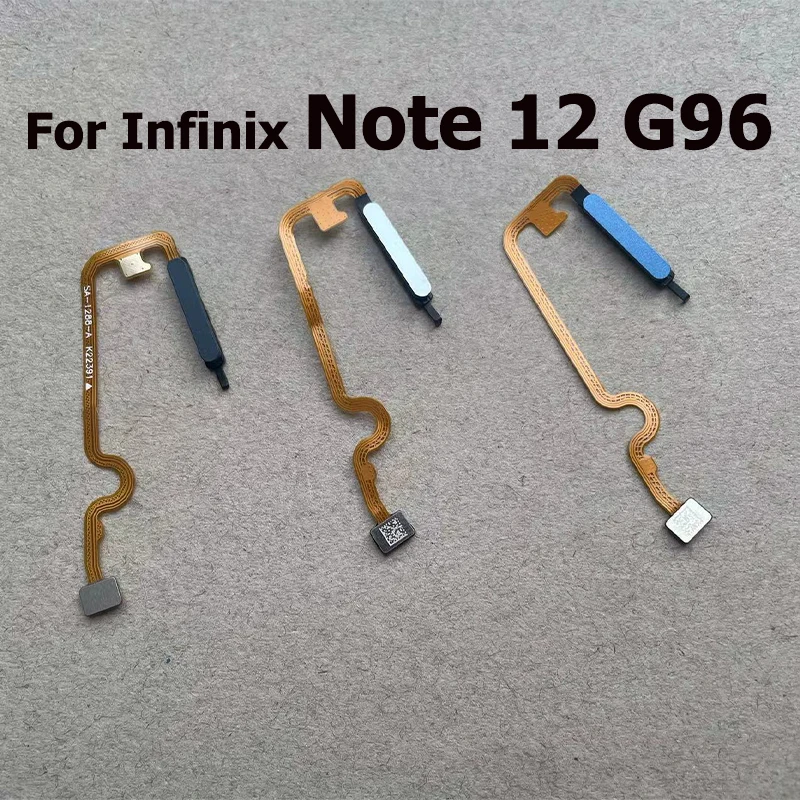 

New For Infinix Note 12 G96 Pro 4G Home Button Back Touch ID Finger Scanner Fingerprint Sensor Flex Cable