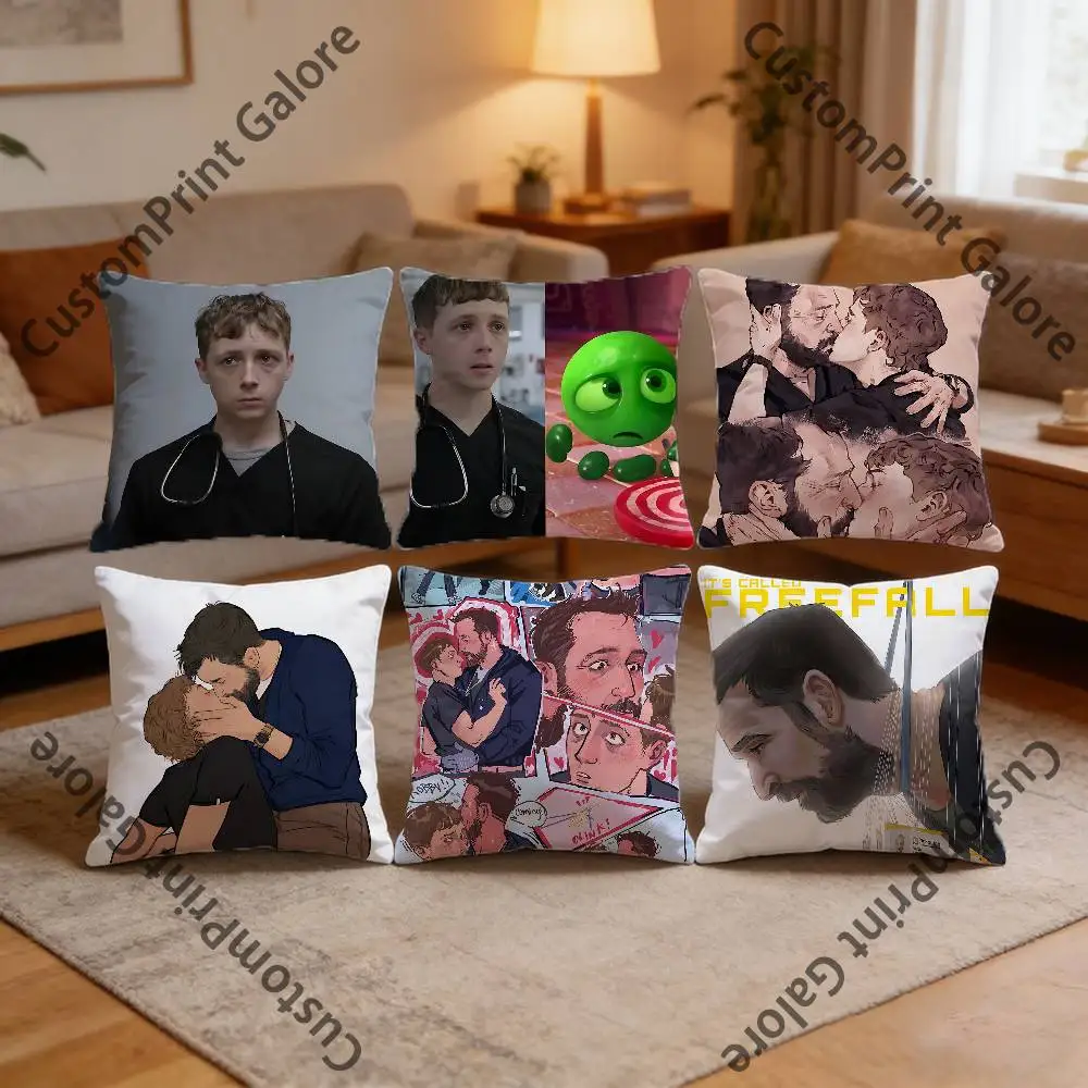 

Whitaker Trinity Santos The P-Pitt HD Print Square Pillow Cover Polyester Lightweight Customizable for Home Office Sofa Decor