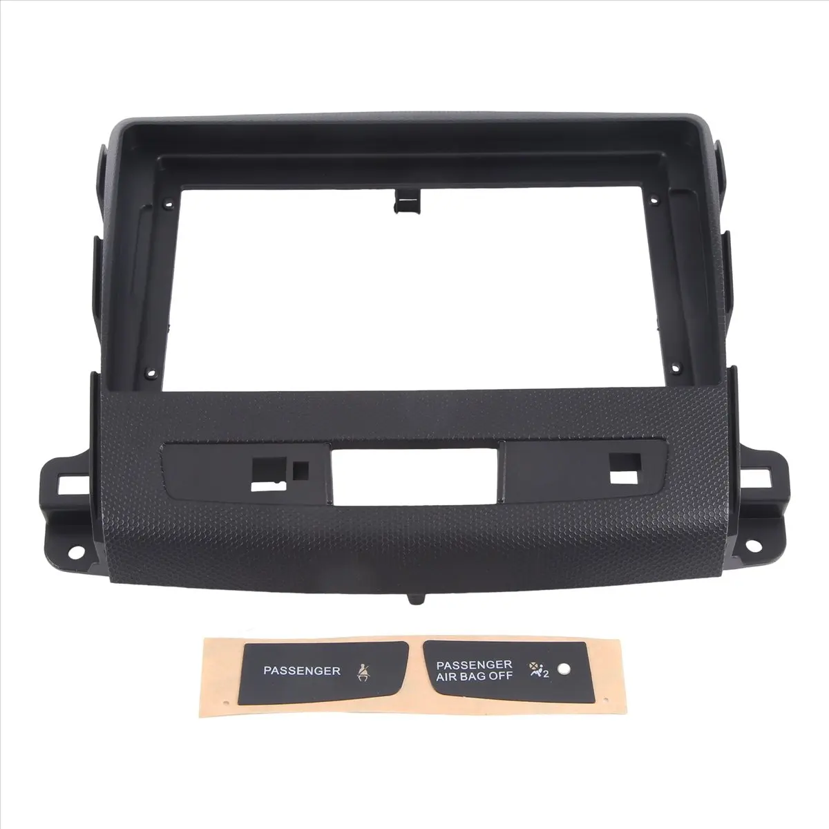 #85Z (Black)9 Inch Car DVD Frame Audio Dash Trim Kits for Mitsubishi Outlande,Automotive Parts & Accessories
