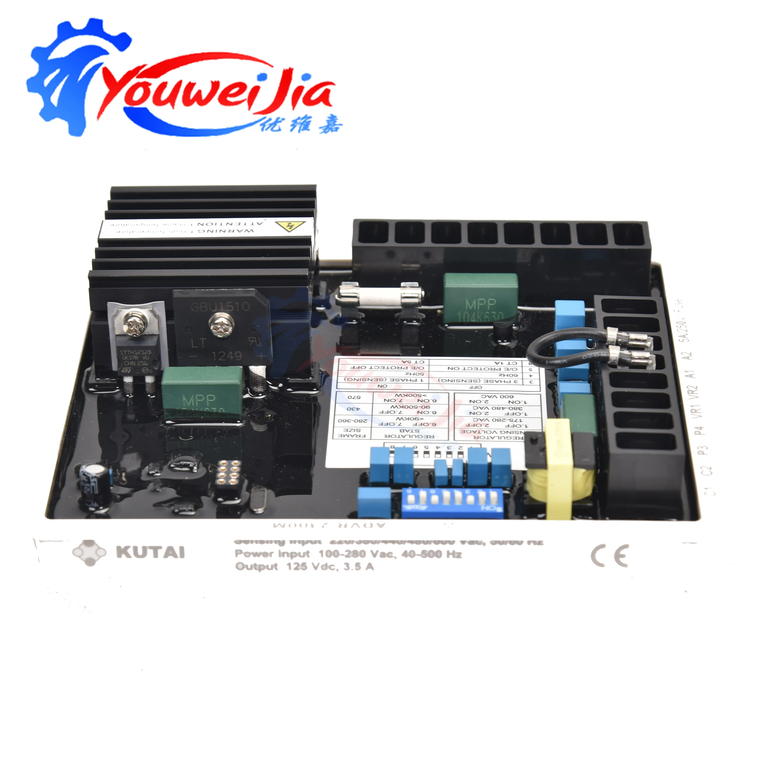 ADVR2300M AVR Generator Analog Digital Stabilizer Kutai DVR2000 Series ADVR-2300M