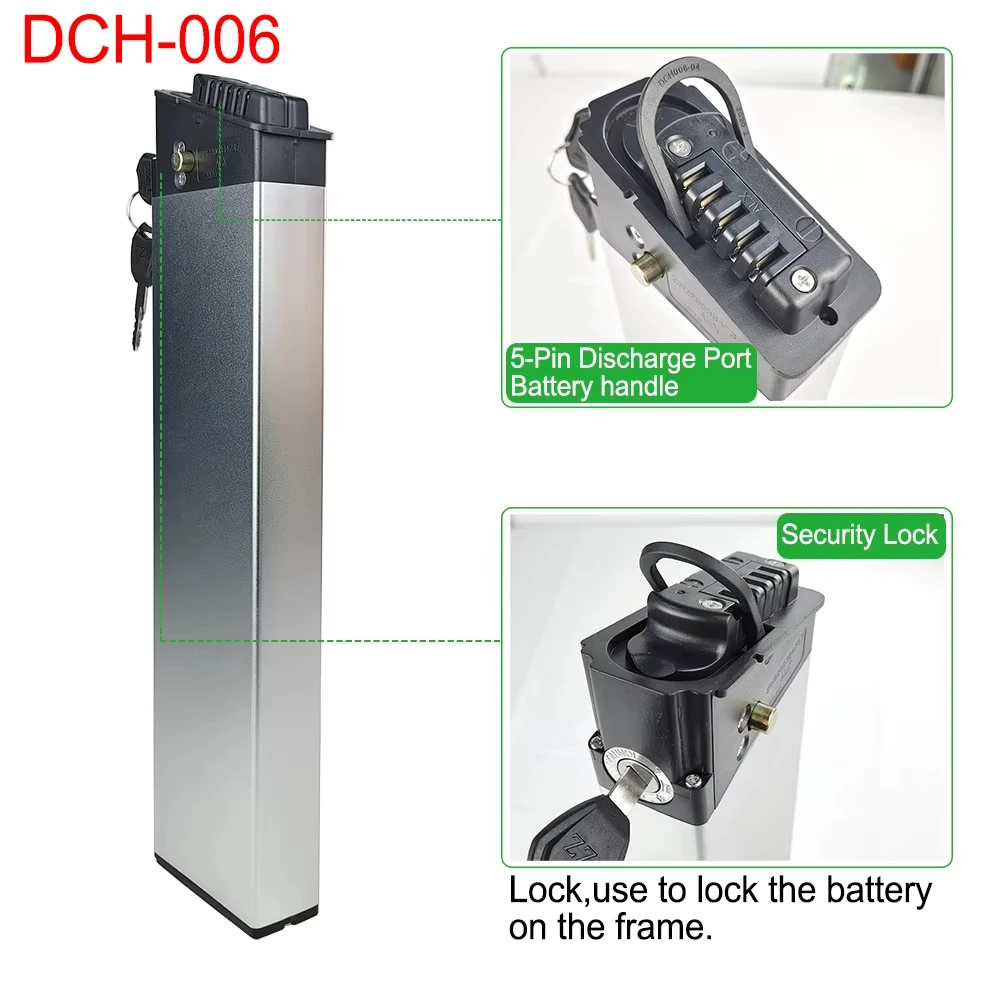 Folding Electric Bike Battery Pack 36V 48V 10ah 12.8ah 14ah 17.5ah For XT750 XF690 Plus OMECI Wallke x3 Pro Built-in Battery