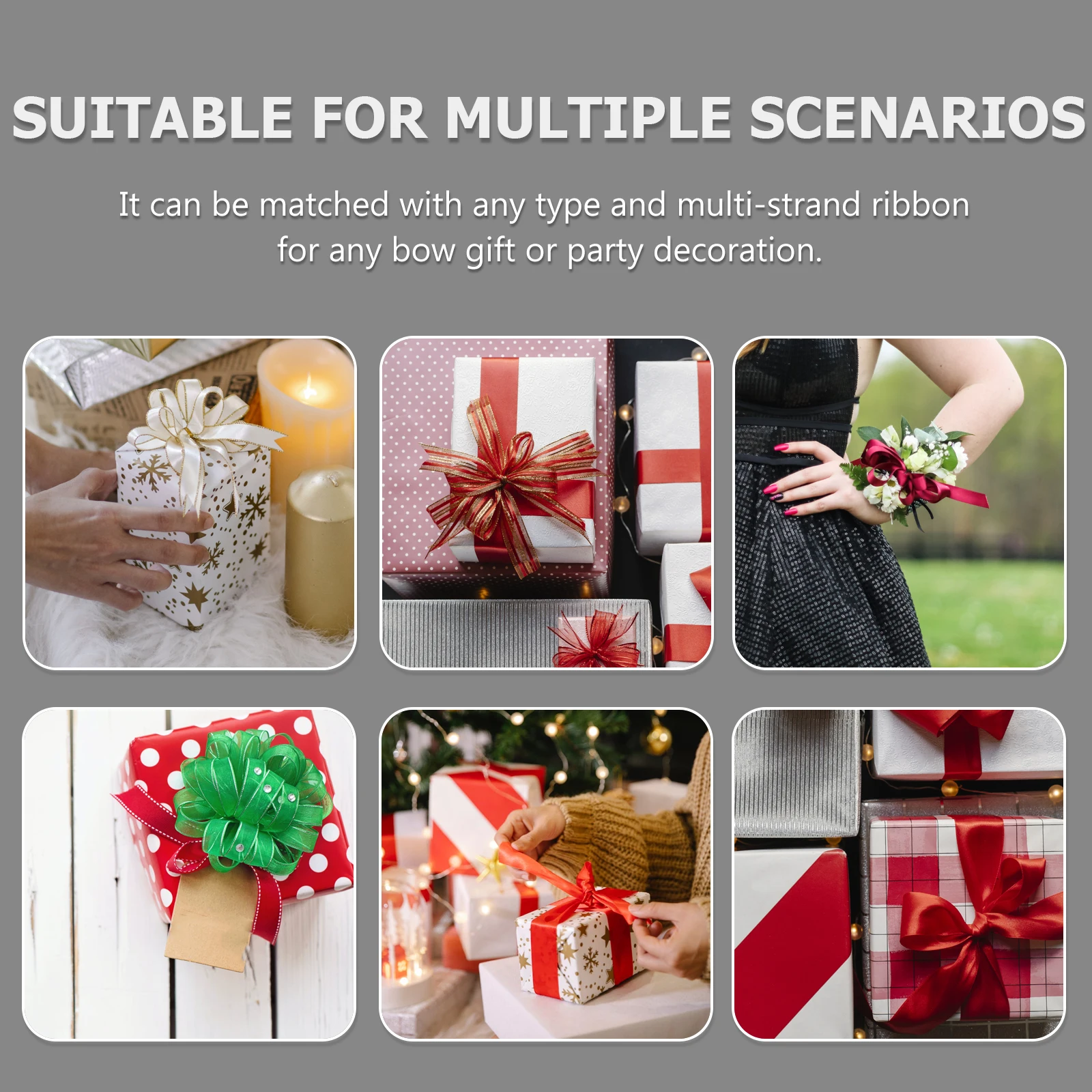 

Wooden Bow Maker Wreath Tool for DIY Crafts Decoration Lightweight Durable Ribbon Weaving Accessories Christmas Party