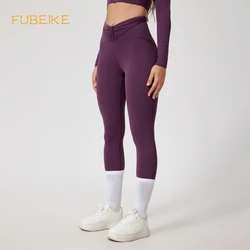 FUBEIKE Legging Sport Compression Pants Warm Tights Women's Fitness Leggings Sports Clothes For Woman Ladies Gym Clothing Women