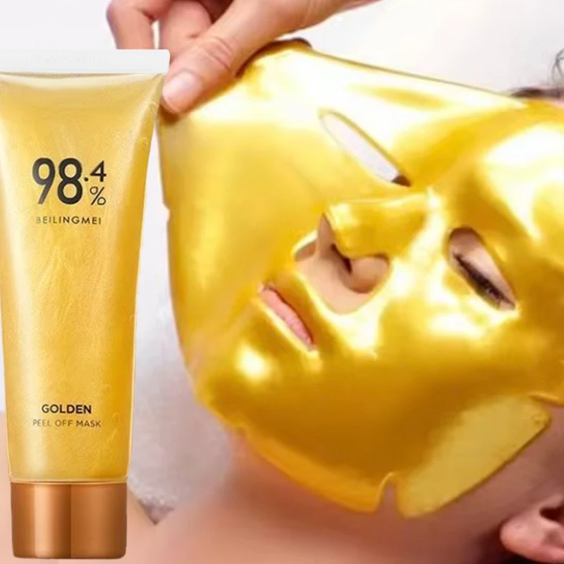 

Gold Peel off Face Mask Gentle Oil Control Face Mask Moisturizing Purify Pores Facial Masks Removes Dirt Tearing Masks Skin Care