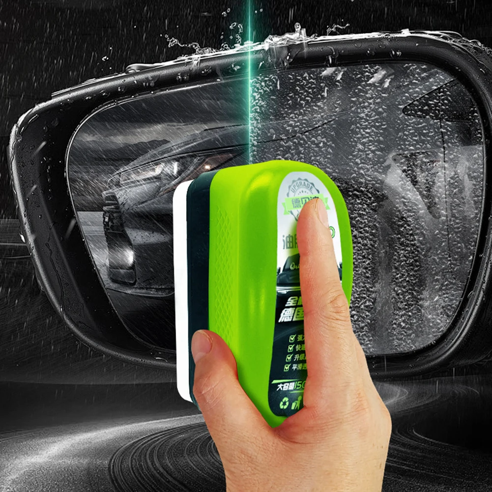 

Car Glass Oil Film Wipe, Front Windshield Side Window, Oil Removal, Dirt Removal, Coating, Crystal Plating, Strong Cleaning Tool