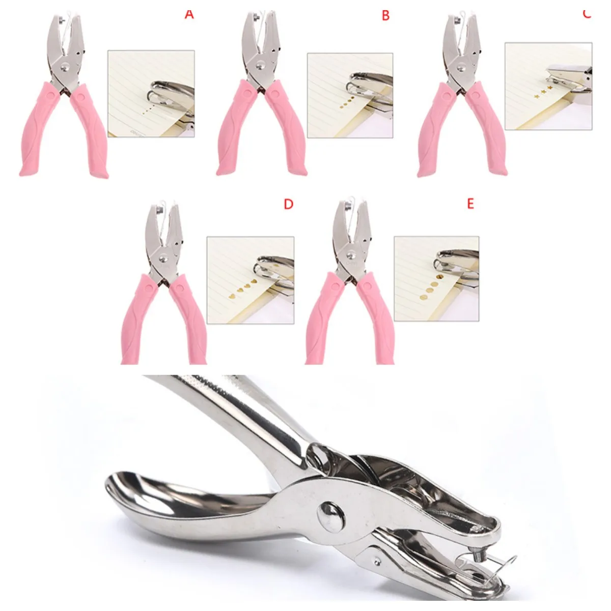 1.5mm 3mm pojedynczy jeden otwór ręczny dziurkacz do papieru Cardmaking narzędzie do robótek ręcznych dziurkacz do rękodzieła mały papiernicze wiążące dziurkacz do kart dziurkacz