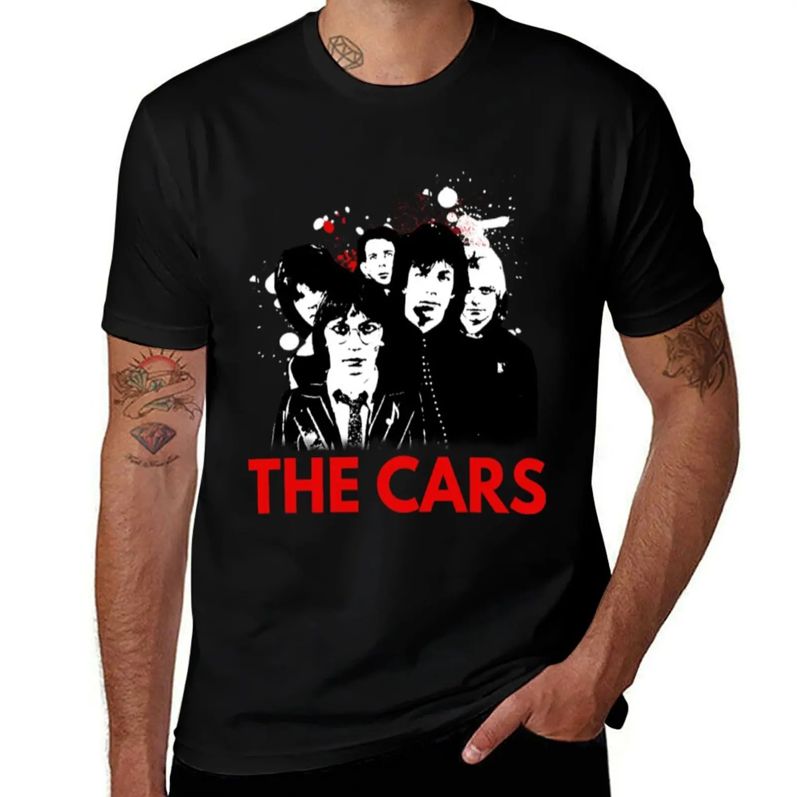 The Cars Music T-Shirt Outdoor Sports Short Sleeve Top T-Shirt