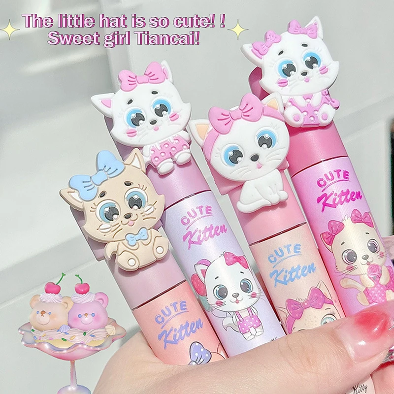 Cappuvini imperméable Mousse brillant à lèvres nu durable liquide rouge à lèvres lisse facile à porter velours pêche rose boue à lèvres maquillage cosmétique