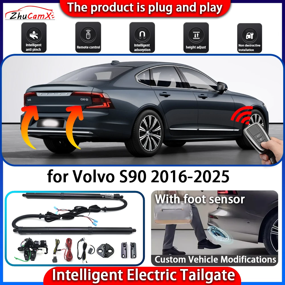

ZhuCamX Smart Powered Tailgate System for Volvo S90 2016-2025 Automatic Intelligent Electric Trunk Lift Control Kit