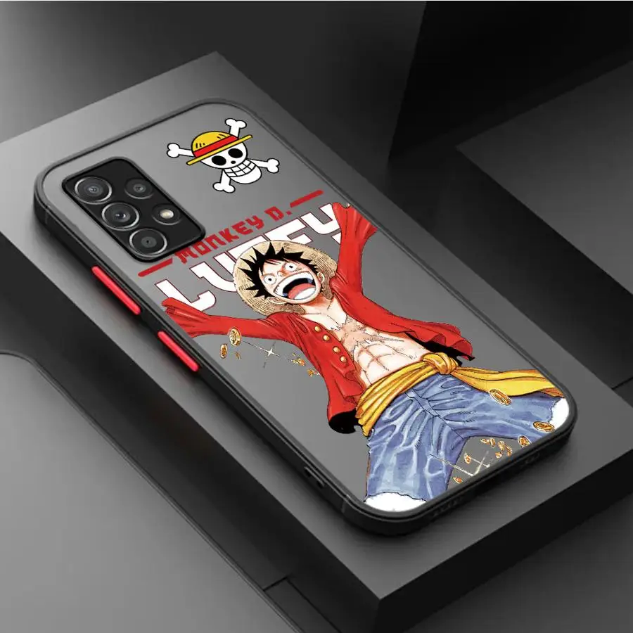 Anime Ones Piece Phone Case for Samsung Galaxy A53 A52 5G A13 A72 A22 A73 A23 A54 A34 A14 A24 A33 A32 Soft Cover