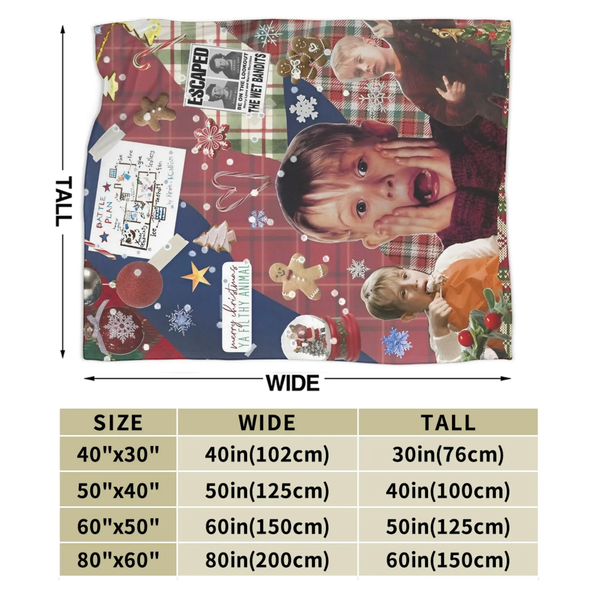 المنزل وحده ماكولاي كولكين الكولاج البطانيات كيفن كوميديا الفانيلا رمي بطانية أريكة تتحول لسرير المحمولة لينة الدافئة المفارش تنفس