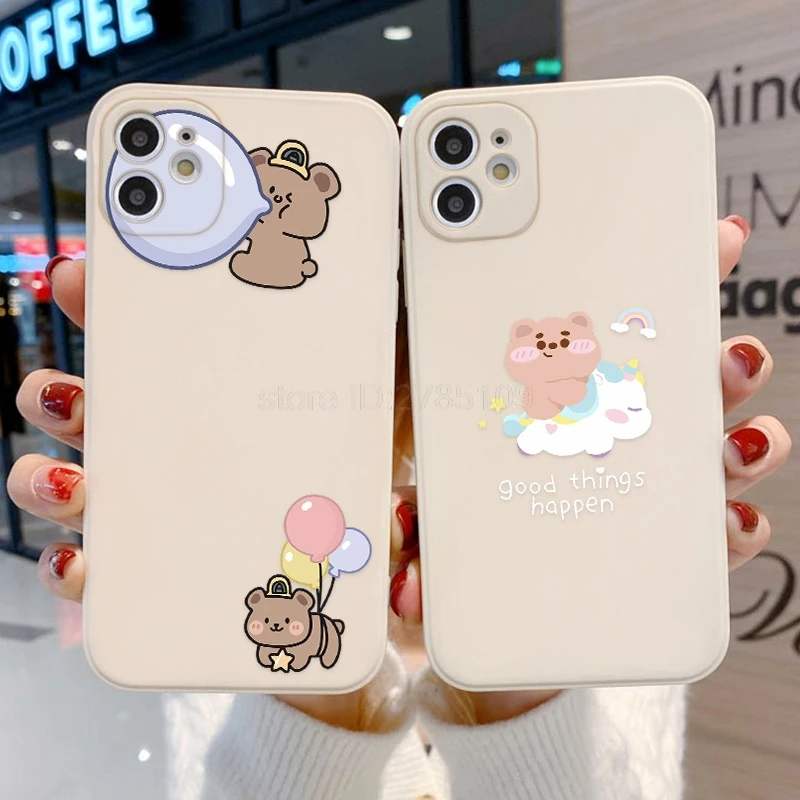 

Case For iPhone 12 Pro Phone Case For IPhone 11 Pro Max 12 Mini XR XS Max X 10 7 Plus 8 SE 2020 6 S Cover Rectangle Animal Funda