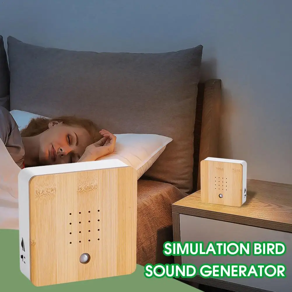 Vogel Zingen Luidspreker Bewegingssensor Veelzijdige Smart Animal Noise Machine Zingen Vogelbox Voor Slaapkamer Woonkamer Decor