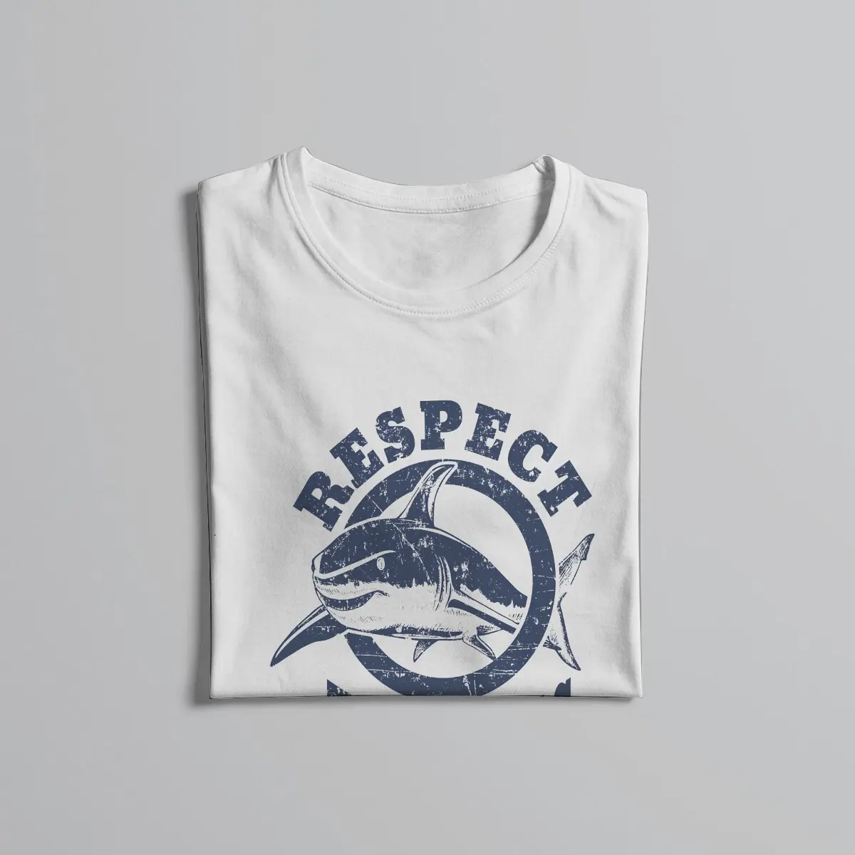 Dive Scuba Diving Newest TShirt for Men Respect The Locals Vintage Shark Polyester T Shirt Personalize Gift Clothes OutdoorWear