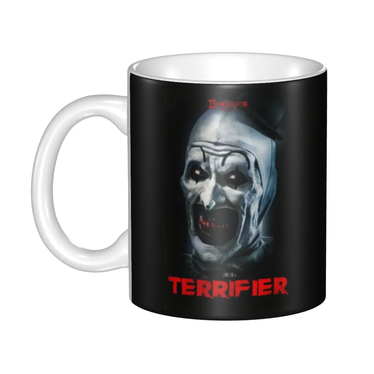 

Terrifiers Halloween Horror Movie Coffee Mug DIY Personalized Ceramic Tea Milk Mug Cup