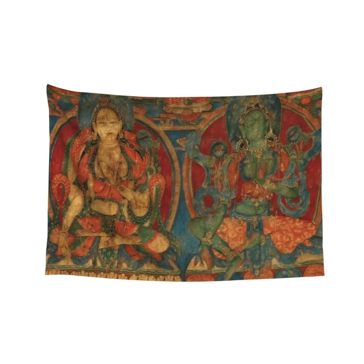 

The White Tara and The Green Tara Tapestry Home Decorations Aesthetic Bedrooms Decor Aesthetic Decoration Home Supplies Tapestry