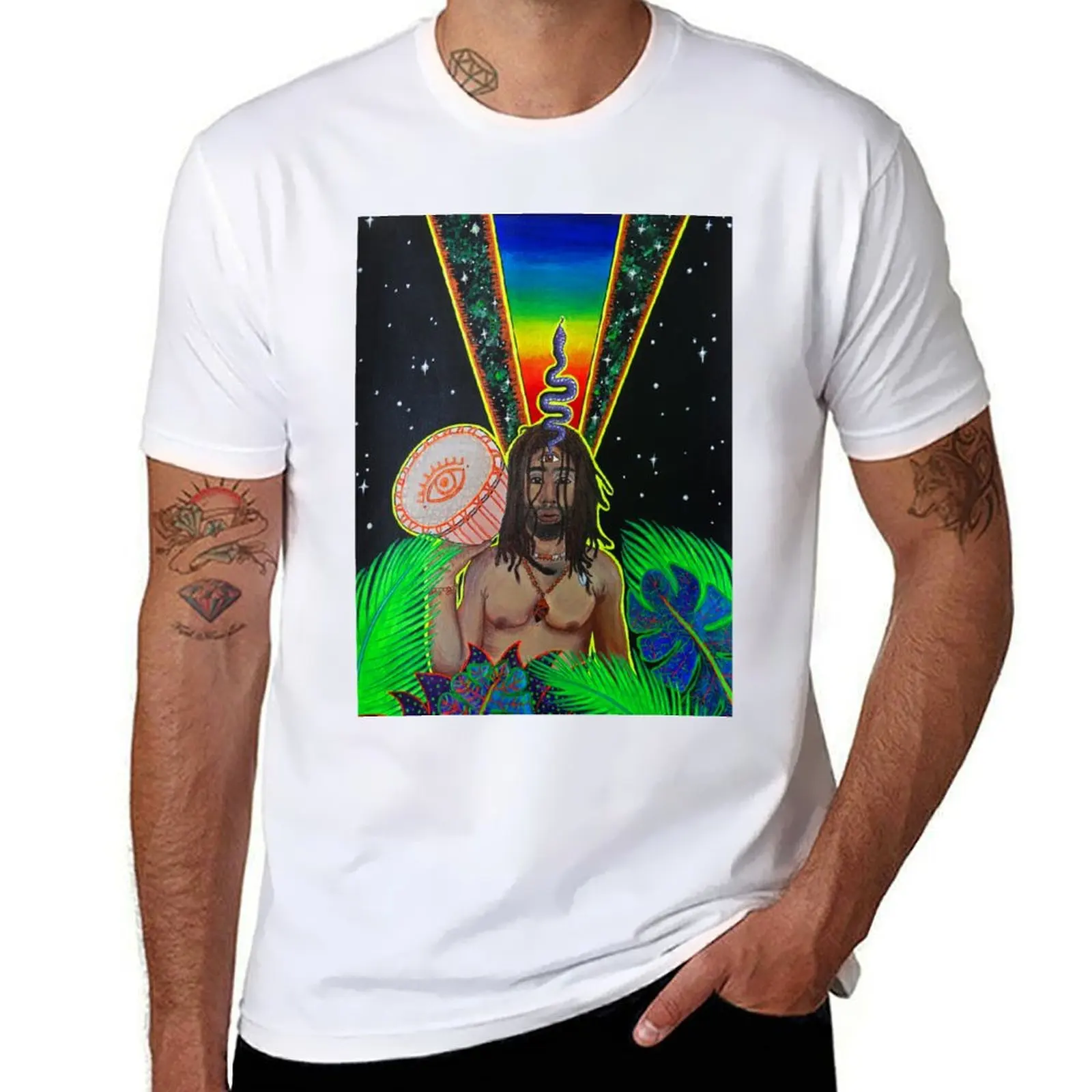 

Melanin Ascension - Rise Up And Awaken Kundalini! - Asè T-Shirt black cotton t-shirt plain for man package T-Shirt
