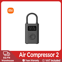 Xiaomi Mijia Portable Electric Air Compressor 2, Portable Electric Inflator, Air Pump Inflator Digital Tire Pressure Detection